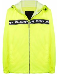 Philipp Plein - Logo-Tape Hooded Lightweight Jacket - Lyst