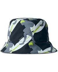 Gucci - Allover Surfer-Print Bucket Hat - Lyst