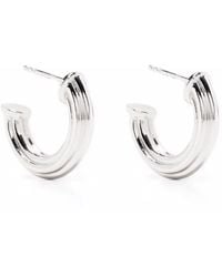 Missoma - Medium Ridge Hoop Earrings - Lyst
