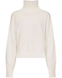 Loulou de Saison - Pull En Cachemire À Col Côtelé - Lyst