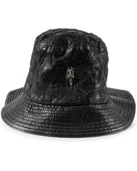 Chrome Hearts - Cross-Patch Leather Bucket Hat - Lyst