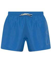 EA7 - Logo-Print Swim Shorts - Lyst