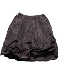 Prada - Technical Taffeta Skirt - Lyst