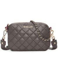 MZ Wallace - Mini Crosby Quilted Crossbody Bag - Lyst