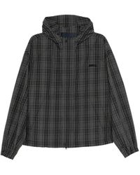 Juun.J - Check-Pattern Hooded Jacket - Lyst