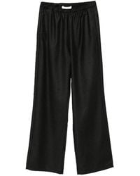 Rohe - Elasticated-Waist Wide-Leg Trousers - Lyst