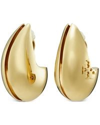 Tory Burch - Boucles D'Oreilles Wave À Fermoir Clip - Lyst