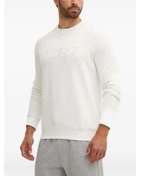 Guess - Logo-Embossed Raglan-Sleeve Sweatshirt - Lyst