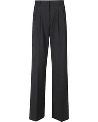 ANDAMANE - Nathalie Pleated Wide-Leg Trousers - Lyst