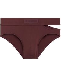 Louis-Gabriel Nouchi - Asymmetric-Waistband Swim Briefs - Lyst