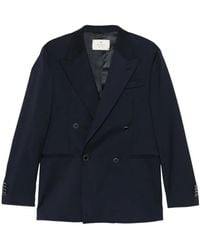 Manuel Ritz - Double-Breasted Button-Up Blazer - Lyst