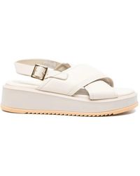 SERGIO MORETTI FIRENZE - Cross-Strap Sandals - Lyst