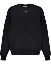 Off-White c/o Virgil Abloh - Long-Sleeved Ribbed Sweatshirt - Lyst