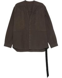 Rick Owens - Button-Fastening Cotton Shirt - Lyst
