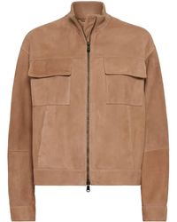 Brunello Cucinelli - Couture スエードジャケット - Lyst