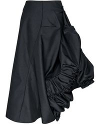 Comme des Garçons - Ruffled Asymmetric Skirt - Lyst