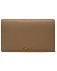 Gucci - Logo-plaque Leather Wallet - Lyst
