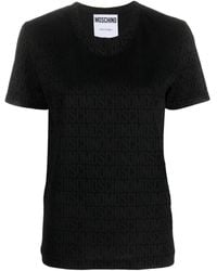 Moschino - Logo-print Short-sleeve T-shirt - Lyst
