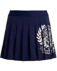 Polo Ralph Lauren - Wimbledon Logo Performance Pleated Mini Skirt - Lyst