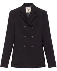 Aniye By - Harlow Double-Breasted Peak-Lapels Blazer - Lyst