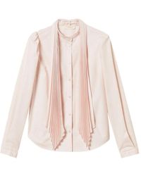 Twinset - Chemise À Empiècements Plissés - Lyst