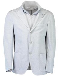 Eleventy - Veste À Col Et À Simple Boutonnage - Lyst