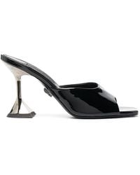 Philipp Plein - Square-Toe Heeled Sandals - Lyst