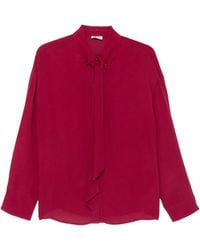 Liu Jo - Button-Down Pussy-Bow Shirt - Lyst