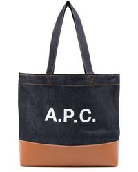 A.P.C. - Axel Shopper im Jeans-Look - Lyst