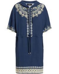 Etro - Embroidered-design Hooded Dress - Lyst