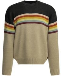 Kapital - Pull À Rayures Et Motif De Signe De La Paix - Lyst