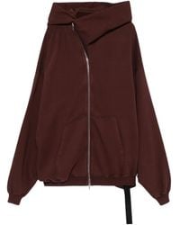 Rick Owens - Hooded zip-up jacket - Lyst
