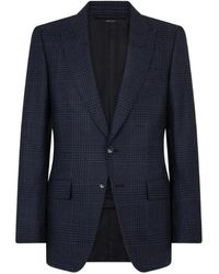 Tom Ford - Prince Of Wales Check Single-Breasted Jacket - Lyst