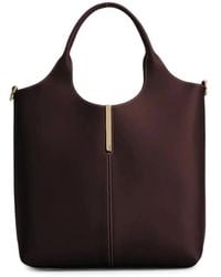 Tod's - Small Logo-Plaque Leather Tote Bag - Lyst