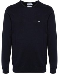 Calvin Klein - Cotton Silk Blend Cn Sweater - Lyst