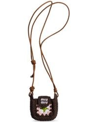 Miu Miu - Crochet Earbud Pouch - Lyst