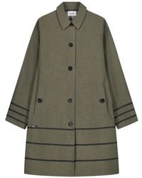 Coperni - Striped Car Coat - Lyst