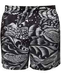 Osklen - Short À Fleurs - Lyst