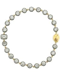 Jewels Aficionado - Pulsera en oro amarillo de 18 ct con diamantes - Lyst