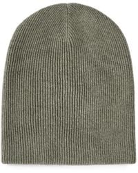 Brunello Cucinelli - Cashmere English-Rib Knit Beanie - Lyst