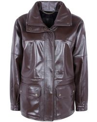 Emmeci - Zoe Nappa Leather Jacket - Lyst