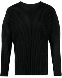 Homme Plissé Issey Miyake - Pleated Plissé T-Shirt - Lyst