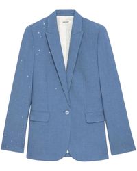 Zadig & Voltaire - Strass Valse Blazer - Lyst