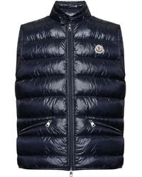 Moncler - Gui Bodywarmer Met Logopatch - Lyst