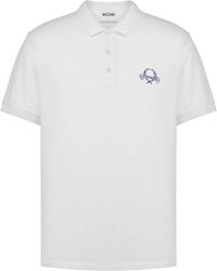 Moschino - Couture Cotton Polo Shirt - Lyst