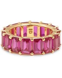 Izabel Display - Chunky Crystal-Embellished Ring - Lyst