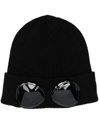 C.P. Company - Beanie Mit Goggles-Detail - Lyst