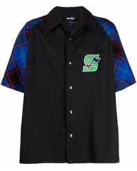 Just Don - Camicia Con Design Color-Block - Lyst