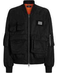 Dolce & Gabbana - Multi-Pocket Bomber Jacket - Lyst