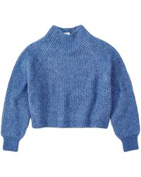 Closed - High-neck Ribbed Jumper - Lyst